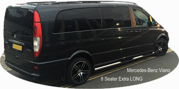 Mercedes Viano 8 Seater Taxi People carrier Plymouth Airport Transfers